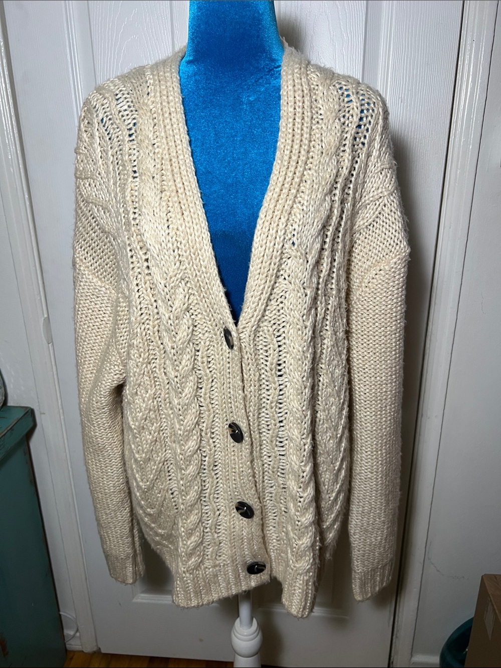 525 American Chunky Oversized Knit Cardigan Sweater Women’s Medium
